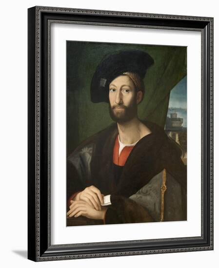 Giuliano Di Medici, Duke of Nemour-After Raphael-Framed Art Print