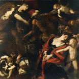 The Entombment of Christ, 1620S-Giulio Cesare Procaccini-Mounted Giclee Print