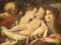Virgin and Child with Angels, C.1610-Giulio Cesare Procaccini-Framed Giclee Print