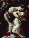 Cupid (Cut from a Larger Picture)-Giulio Cesare Procaccini-Framed Giclee Print