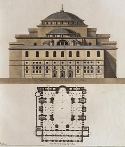 Floor Plan And Drawing Of Hagia Sophia In Istanbul Giclee Print By