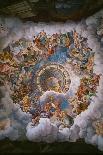 View of Olympus, Home of the Gods, Fresco in the Room of the Giants-Giulio Romano-Giclee Print