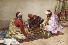 The Backgammon Players-Giulio Rosati-Giclee Print