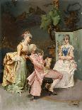 The Sitting, 1887-Giulio Rosati-Giclee Print