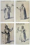 Costume Design for Classical Figures, 16th Century-Giuseppe Arcimboldi-Framed Giclee Print
