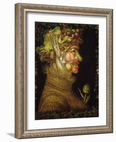 Giuseppe Arcimboldo, Summer, 1573-Giuseppe Arcimboldo-Framed Art Print