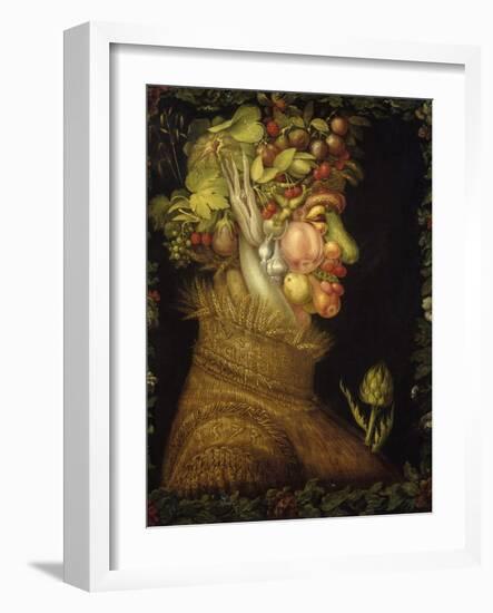 Giuseppe Arcimboldo, Summer, 1573-Giuseppe Arcimboldo-Framed Art Print