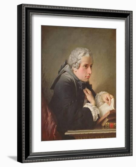 Giuseppe Baretti, 1745 (Oil on Canvas)-Pierre Subleyras-Framed Giclee Print