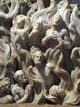 Souls in Purgatory, Detail from Relief Decorated Altar-Giuseppe Bernardi-Framed Giclee Print