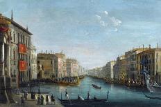 The Casa Foscari and the Palazzo Balbi, from the Grand Canal, Venice-Giuseppe Bernardino Bison-Giclee Print