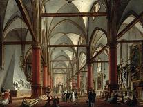 The Memorial Service of Antonio Canova (1757-1822) in the Hall of the Assumption-Giuseppe Borsato-Giclee Print