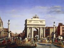 Visite de Napoléon Ier à Venise du 28 novembre au 8 décembre 1807: Entrée d-Giuseppe Borsato-Giclee Print