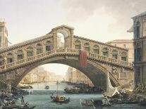 Visite de Napoléon Ier à Venise du 28 novembre au 8 décembre 1807: Entrée d-Giuseppe Borsato-Framed Giclee Print