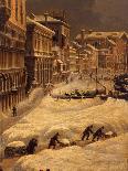 Visite de Napoléon Ier à Venise du 28 novembre au 8 décembre 1807: Entrée d-Giuseppe Borsato-Mounted Giclee Print