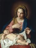 The Madonna adoring the Christ Child-Giuseppe Bottani-Premier Image Canvas