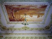 Stucco Decoration and Romagna Landscape-Giuseppe Brega-Framed Giclee Print