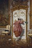 The Curious Maid-Giuseppe Brugo-Framed Premier Image Canvas
