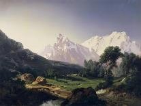 Alpine Peaks, Gressoney Valley-Giuseppe Camino-Giclee Print