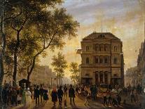 La Cité et le Pont-Neuf vus du quai du Louvre-Giuseppe Canella-Giclee Print
