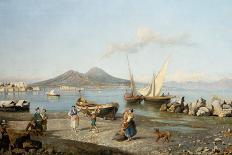 Naples, from Mergellina-Giuseppe Carelli-Giclee Print