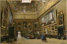 Le Salon Carré au Musée du Louvre-Giuseppe Castiglione-Giclee Print