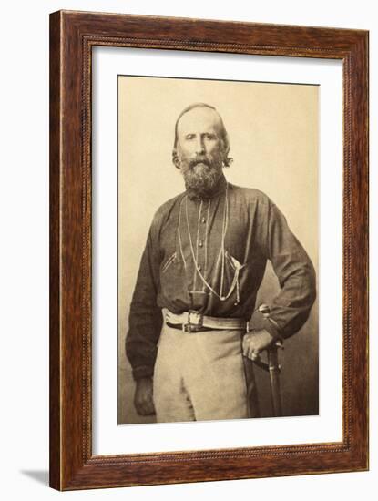 Giuseppe Garibaldi, from a 19th Century Photograph-null-Framed Photographic Print