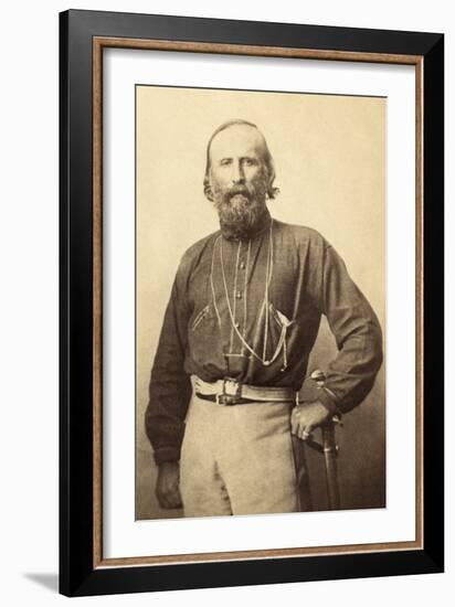 Giuseppe Garibaldi, from a 19th Century Photograph-null-Framed Photographic Print