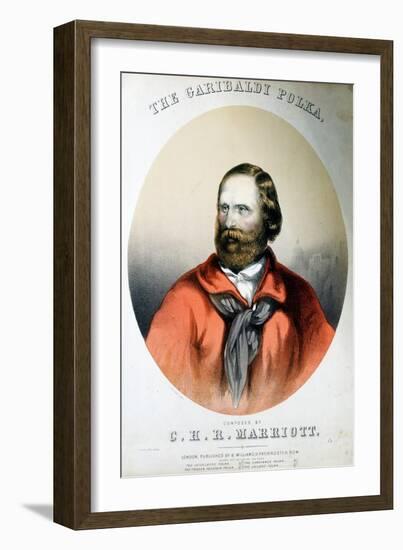 Giuseppe Garibaldi, Italian Patriot, C1864-null-Framed Giclee Print