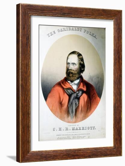 Giuseppe Garibaldi, Italian Patriot, C1864-null-Framed Giclee Print