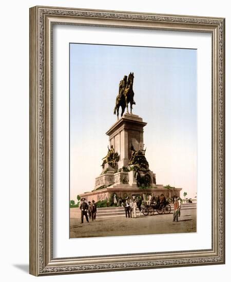 Giuseppe Garibaldi Monument, 1890s-Science Source-Framed Giclee Print