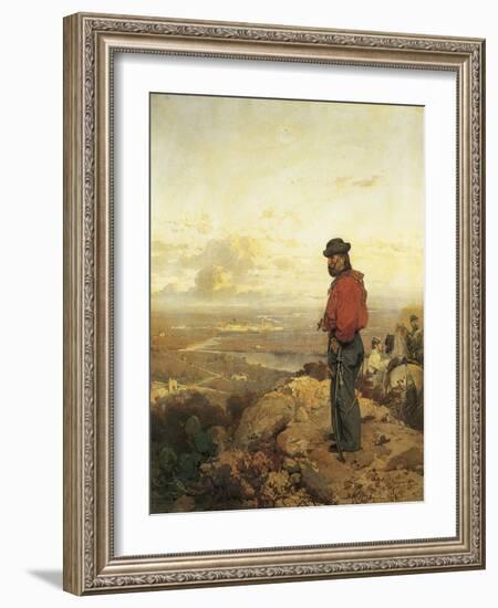 Giuseppe Garibaldi Stands Down in Capua, October 1860-Girolamo Induno-Framed Giclee Print