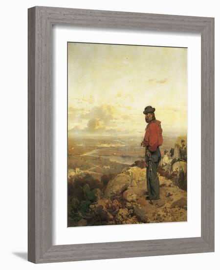 Giuseppe Garibaldi Stands Down in Capua, October 1860-Girolamo Induno-Framed Giclee Print