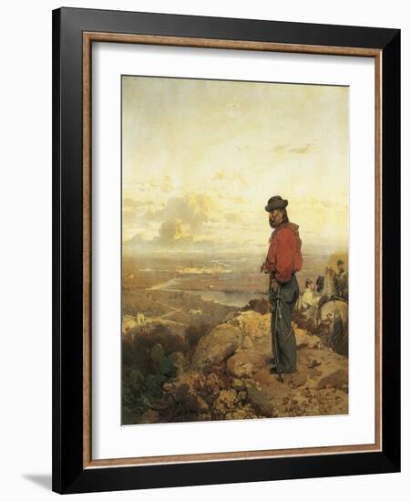 Giuseppe Garibaldi Stands Down in Capua, October 1860-Girolamo Induno-Framed Giclee Print