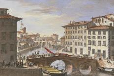 View of Livorno Port-Giuseppe Maria Terreni-Premier Image Canvas