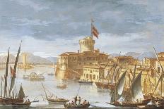 View of Livorno Port-Giuseppe Maria Terreni-Premier Image Canvas