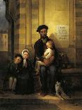 Blind Craftsman and His Family, 1851-Giuseppe Moricci-Giclee Print
