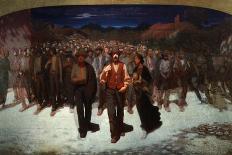 La Fiumana, 1901 (The Flood; Advance of the Fourth Estate, 1898-1901 Socialist Movement) in Italy-Giuseppe Pellizza da Volpedo-Giclee Print