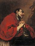 St. Charles Borromeo in Prayer-Giuseppe Pianca-Stretched Canvas