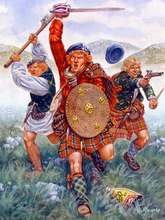 Last Jacobite Rebellion: the Charge of the Highlanders at