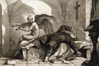 The Dream, Engraving by James Marshal for the Violin Sonata The Dream, Engraving by James Marshal for the Violin Sonata
