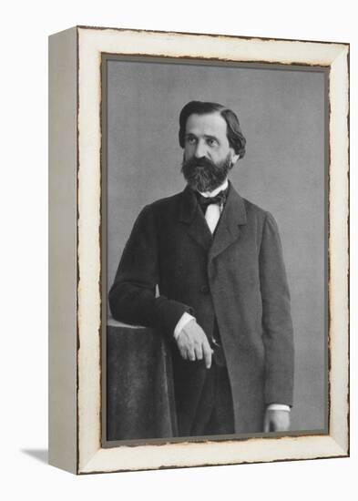 Giuseppe Verdi (1813-190), Italian Romantic Composer, Mainly of Opera-Felix Nadar-Framed Premier Image Canvas