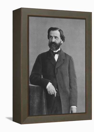 Giuseppe Verdi (1813-190), Italian Romantic Composer, Mainly of Opera-Felix Nadar-Framed Premier Image Canvas