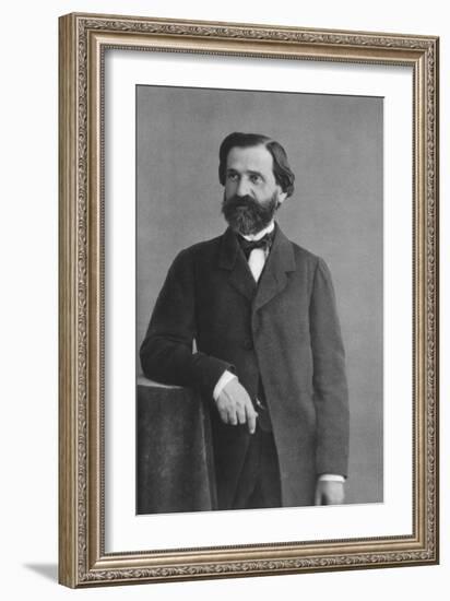 Giuseppe Verdi (1813-190), Italian Romantic Composer, Mainly of Opera-Felix Nadar-Framed Giclee Print