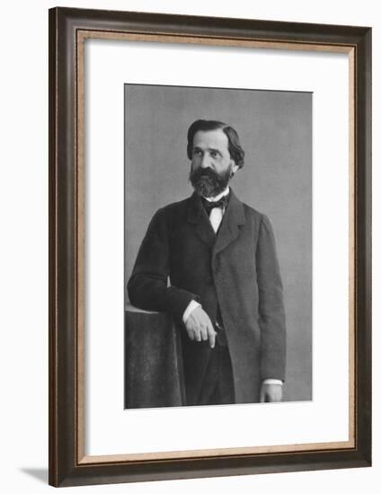 Giuseppe Verdi (1813-190), Italian Romantic Composer, Mainly of Opera-Felix Nadar-Framed Giclee Print