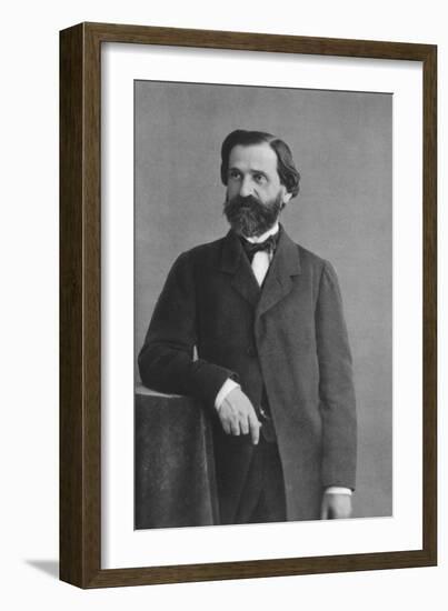 Giuseppe Verdi (1813-190), Italian Romantic Composer, Mainly of Opera-Felix Nadar-Framed Giclee Print