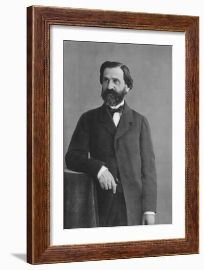 Giuseppe Verdi (1813-190), Italian Romantic Composer, Mainly of Opera-Felix Nadar-Framed Giclee Print