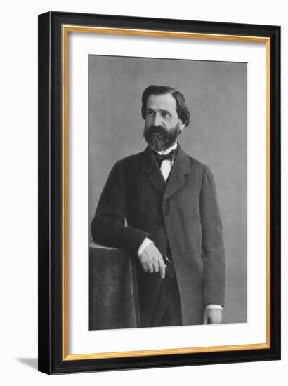 Giuseppe Verdi (1813-190), Italian Romantic Composer, Mainly of Opera-Felix Nadar-Framed Giclee Print