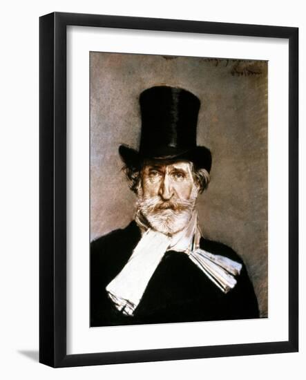 Giuseppe Verdi (1813-1901)-Giovanni Boldini-Framed Giclee Print
