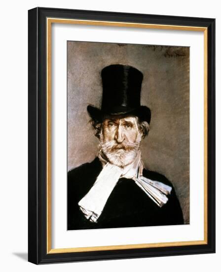 Giuseppe Verdi (1813-1901)-Giovanni Boldini-Framed Giclee Print