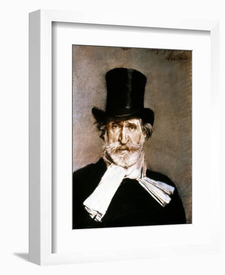 Giuseppe Verdi (1813-1901)-Giovanni Boldini-Framed Giclee Print